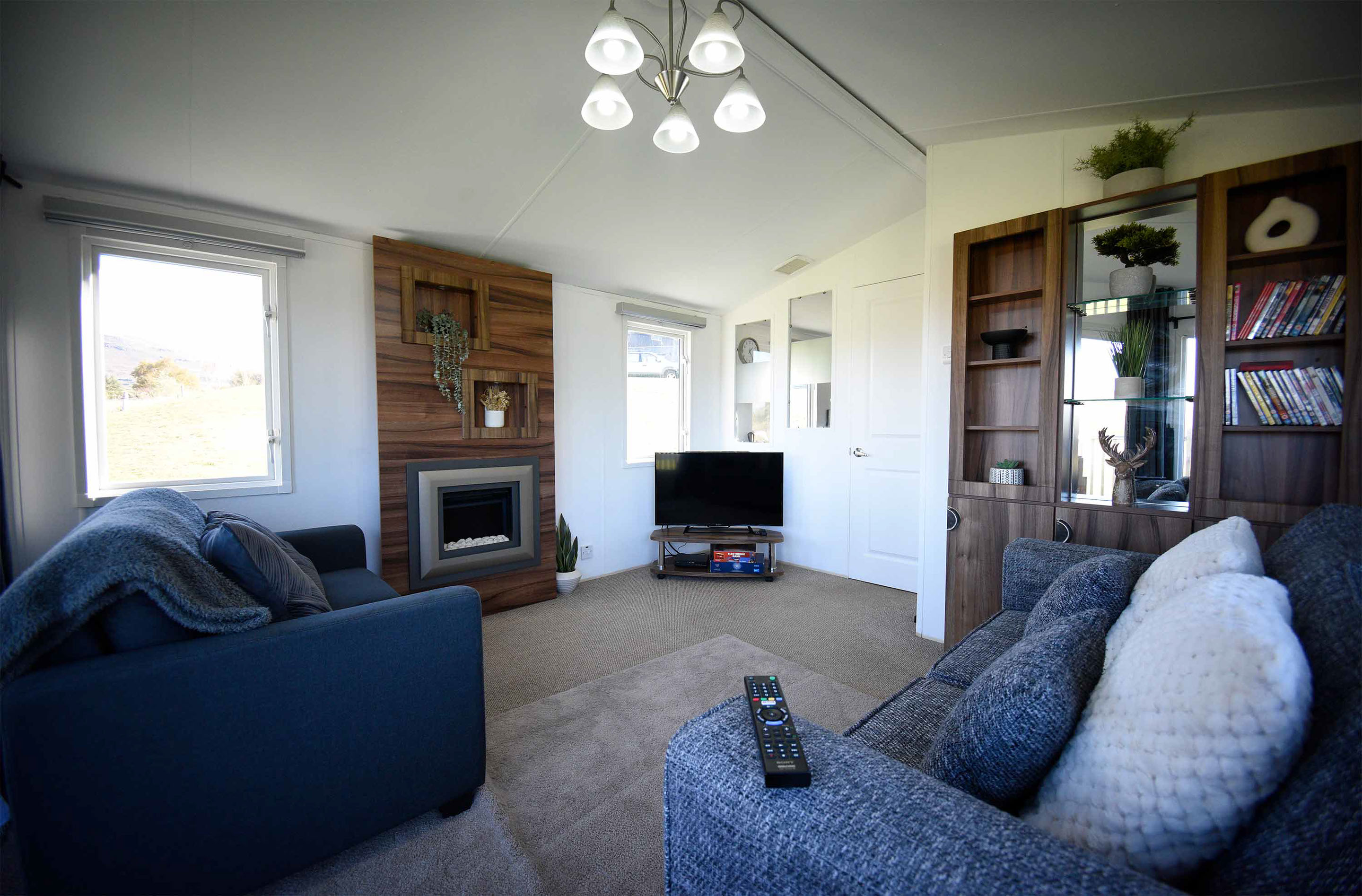 Storr Caravan self catering accommodation near Portree living room