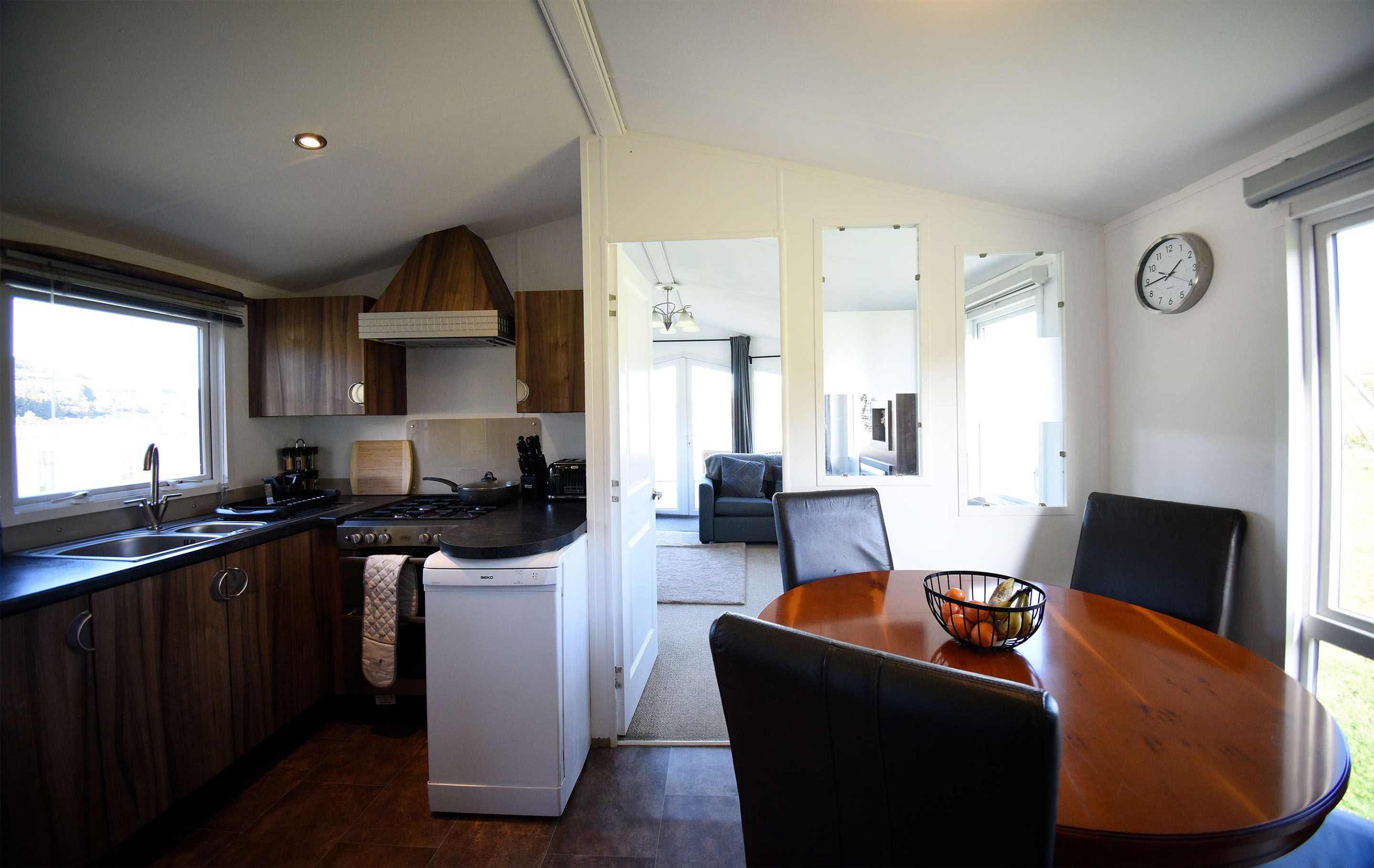 Caravan Skye Storr Caravan is a self catering accommodation with modern kitchen