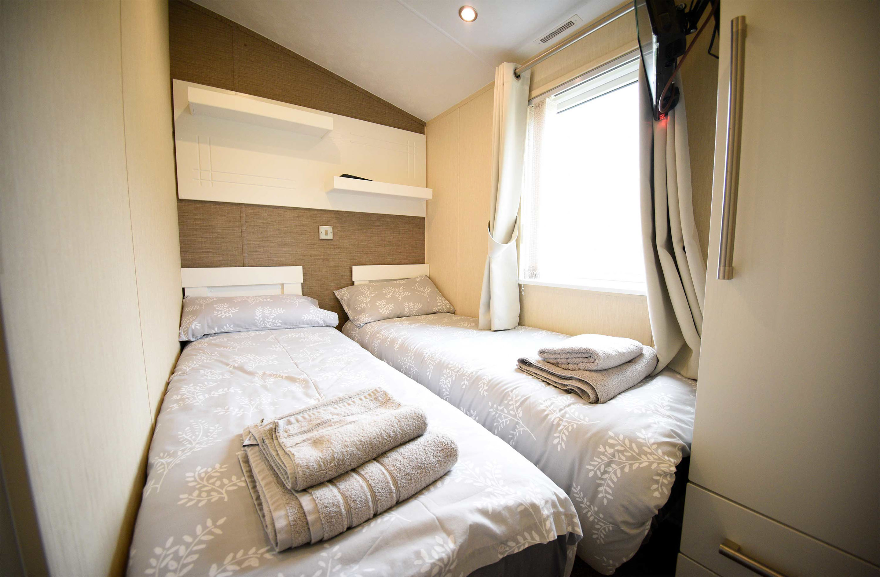 Enjoy a great nights sleep at Caravan Skye on the Isle of Skye in our comfortable beds