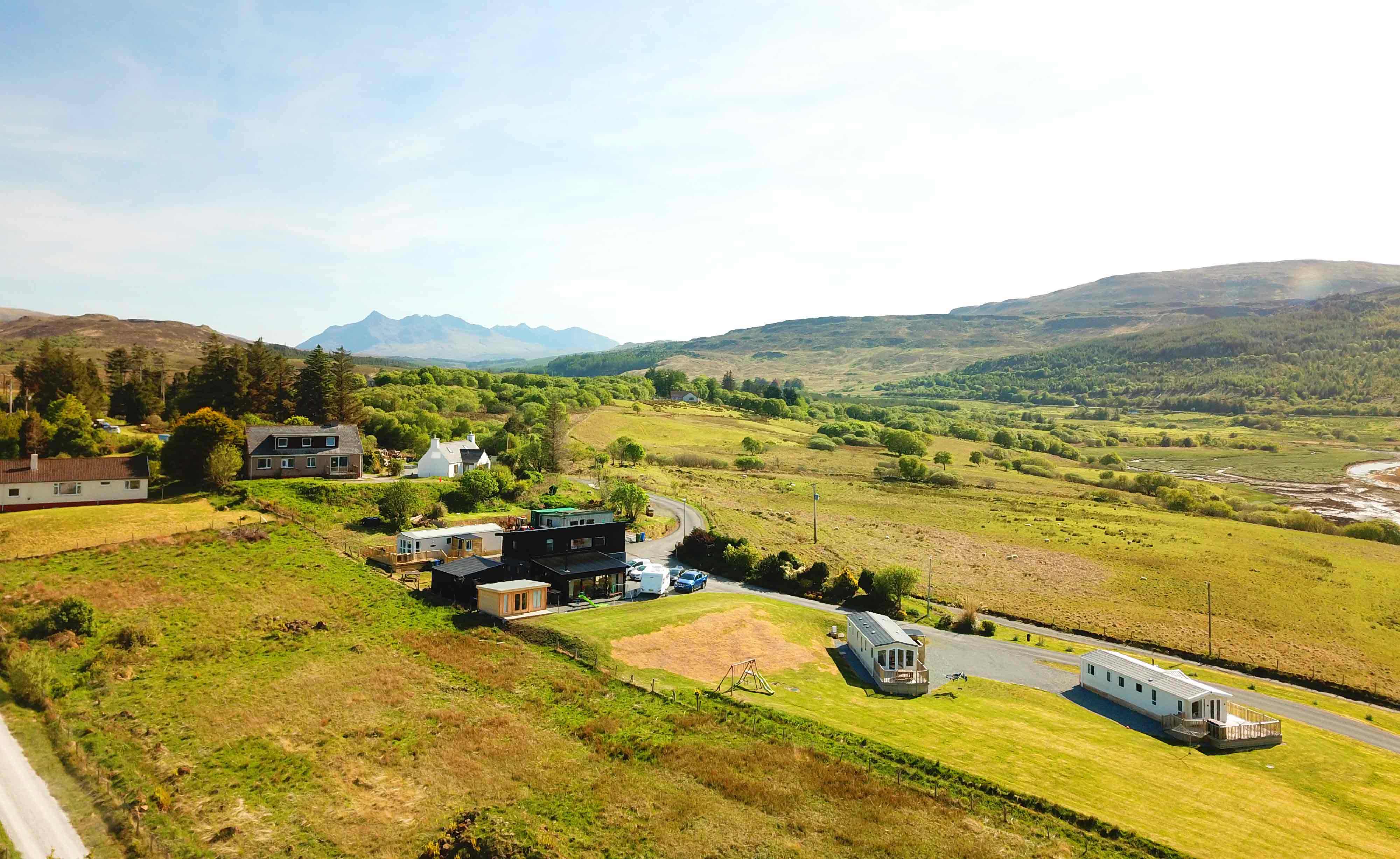 Caravan Skye offers great value self catering caravan accommodation near Portree and amazing sea and mountain views